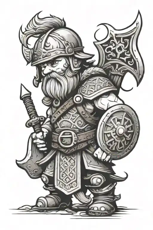 Little Simple Viking Warrior