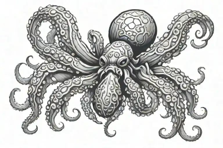 Octopus Tarantula Flower Chest