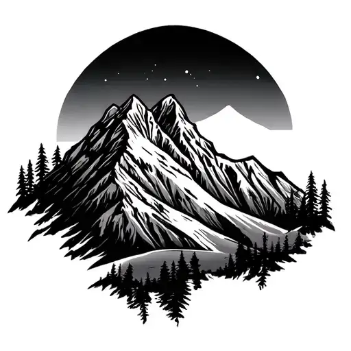 Mountain Silhouette