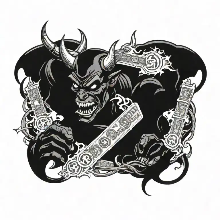 Devil God Guns Money Drugs Incorporated