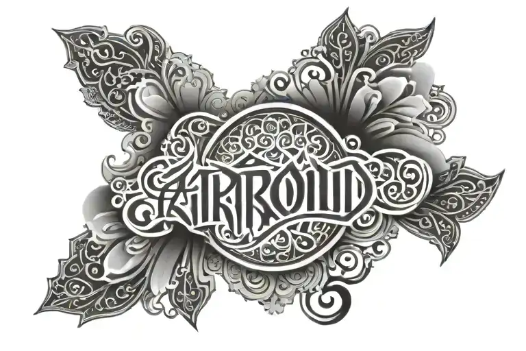 Arround Wrist Tattoo Arabic Quote