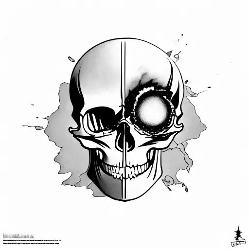 Left Side Of Skull Exploding
