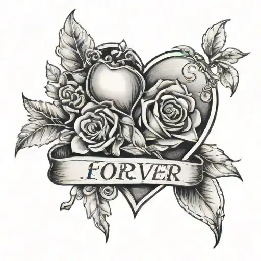 Always And Forever With A Little Heart