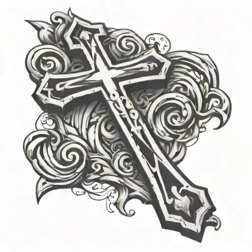 The Word Made With A Cross