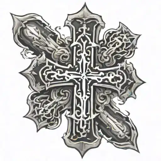 The Word Made With A Cross Under It