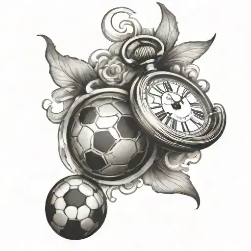 Football And Pocketwatch