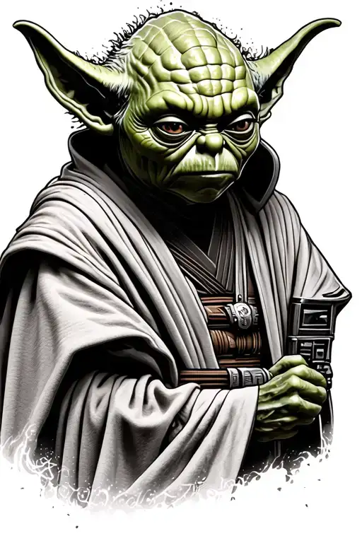 Master Yoda Star Wars Aurebesh World