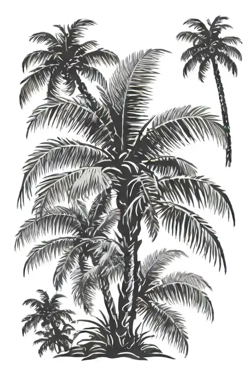 Palm Tree Silhouette