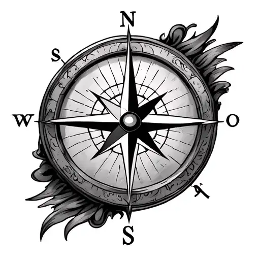 Compass Rose Surrounded