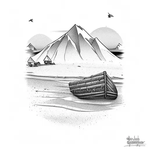 Landscape Of A Beach