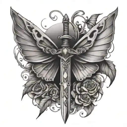 Sword And Butterfly Wings