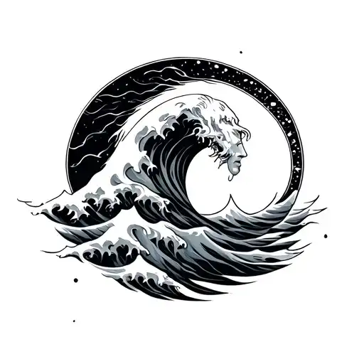 Aquarius Wave Sign