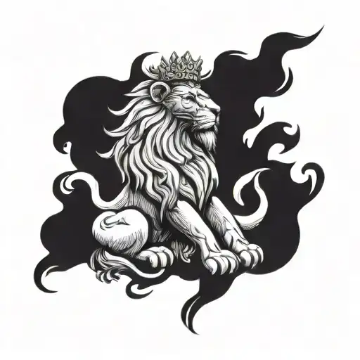 Bosnian Lion Surrounded By A Castle