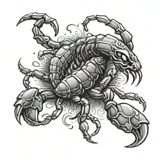 Scorpion With Sapphires