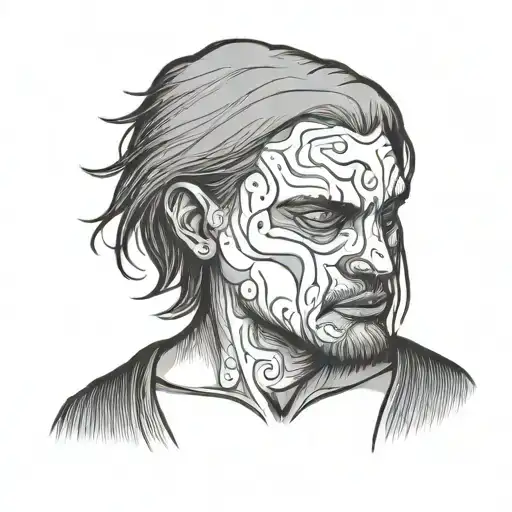 Depression Alone Man Standing Near