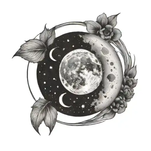 Waxing Crescent Moon Phases