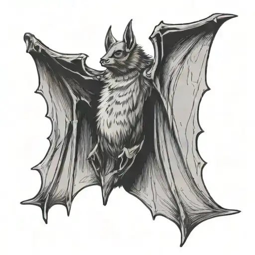 Bat Hanging
