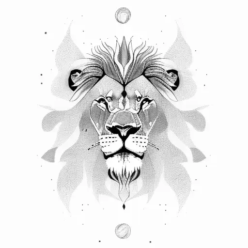 Lion Moon Tree Of Life