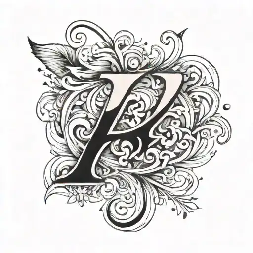 Minimalist Letter L With Love Symbol