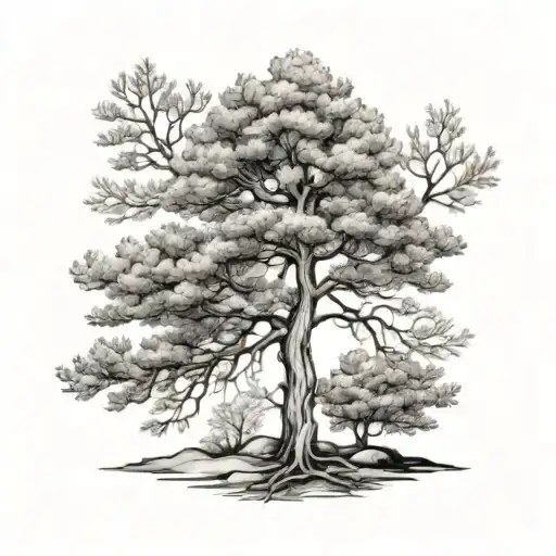 Hazel Sage Cedar Tree