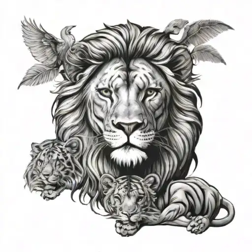 Leo And Three Family