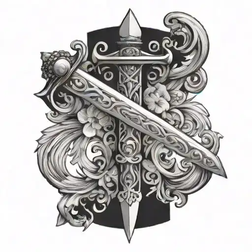 Sword With Lys Pommel