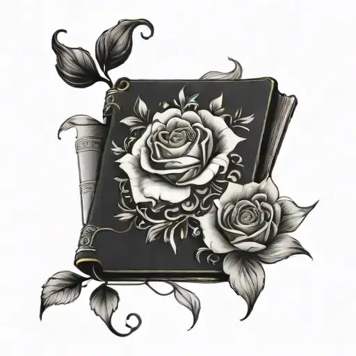 Book With Flower