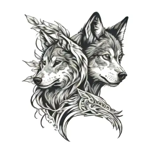 Wolf And Woman