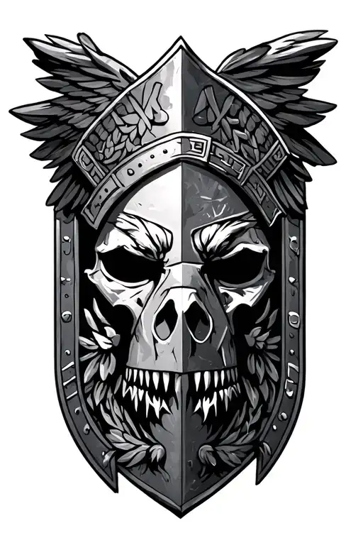 Greek Soldier Shield