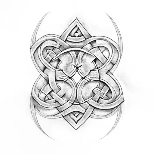 Celtic Trinity Knot Shamrock