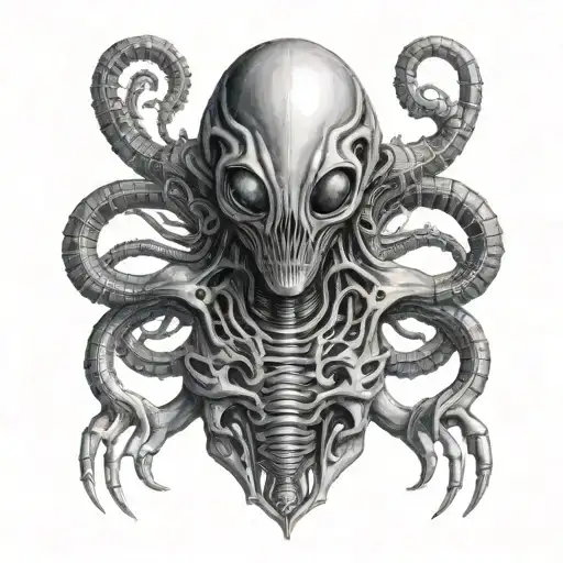 Giger Alien Caligraphy