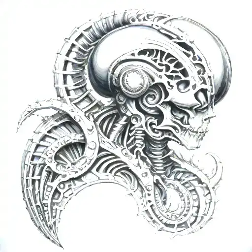 Giger Art Tribal