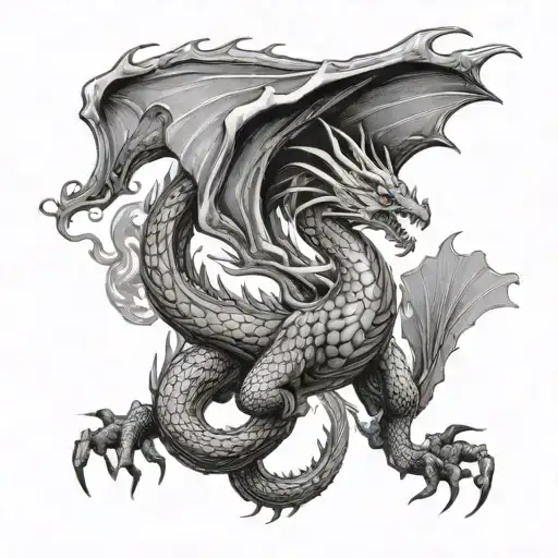 Dragon Flying Towards