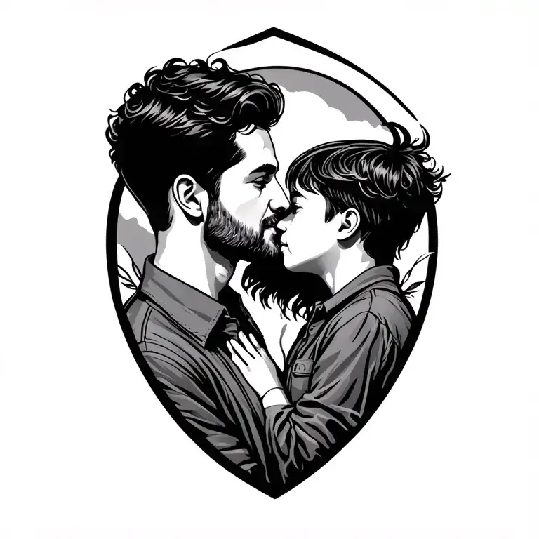 Family Father And Son