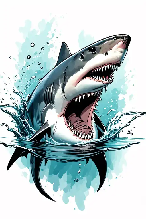 Shark In Water