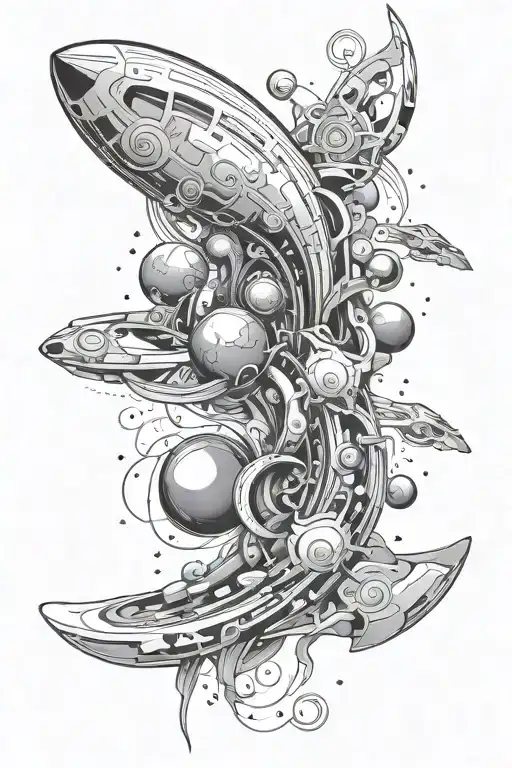 Space And Hallucinating Arm Sleeve