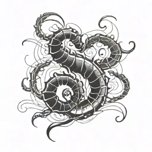 Scorpio Abstract Design