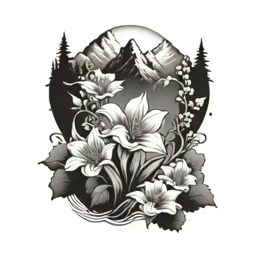 God Above Every Mountain And Valley Flower