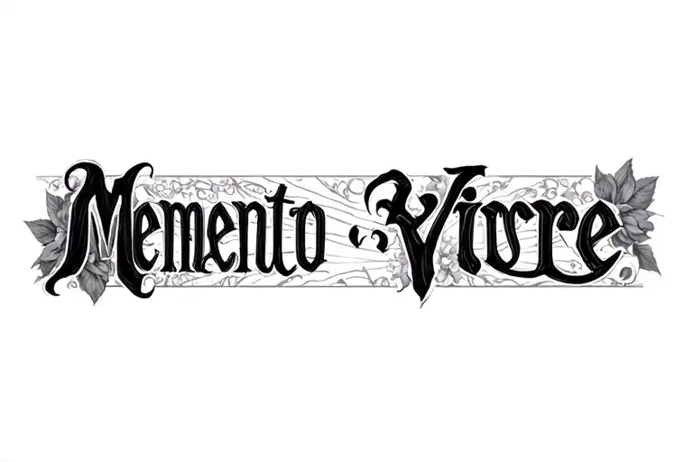 Memento Mori Memento Vivere