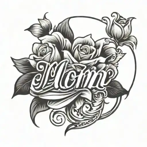 Mom Written Underneath