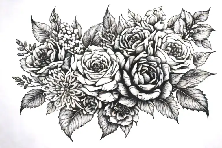 Birth Flower Bouquet