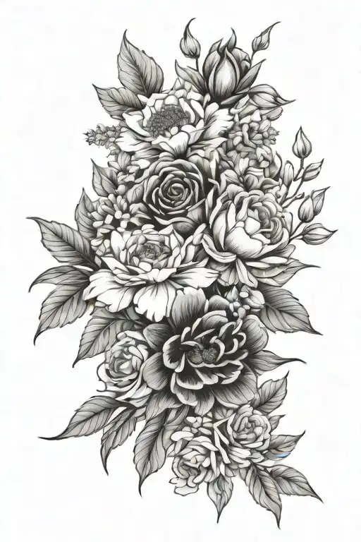 Birth Flower Bouquet