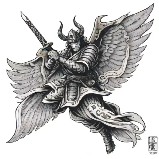 Samurai Wings Fly Nearby