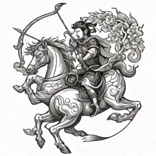 Japanese Sagittarius Archer Centaur