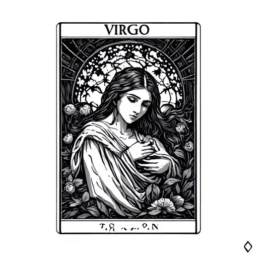 Virgo Tarot Card