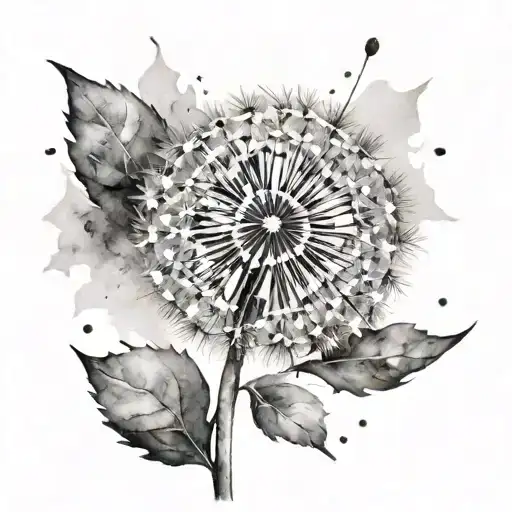 Watercolor Dandelion