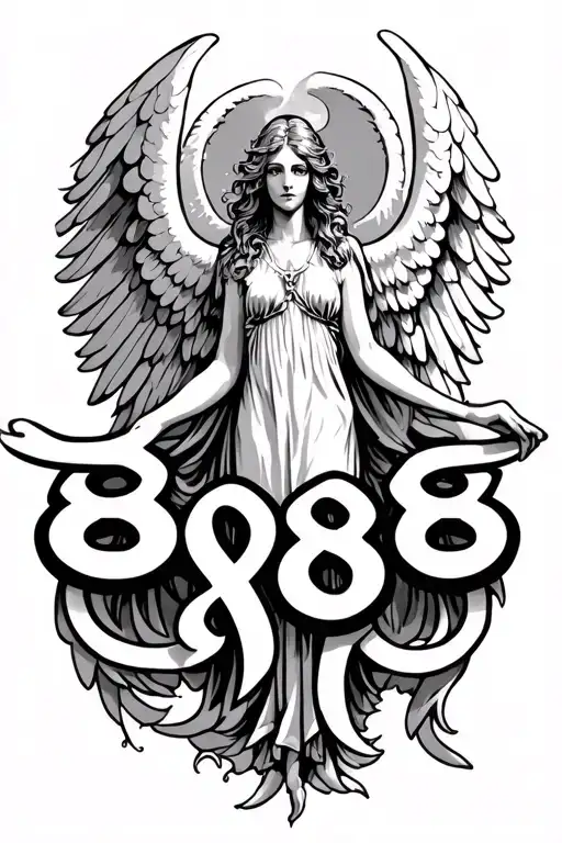 888 Angel Number Without The Word