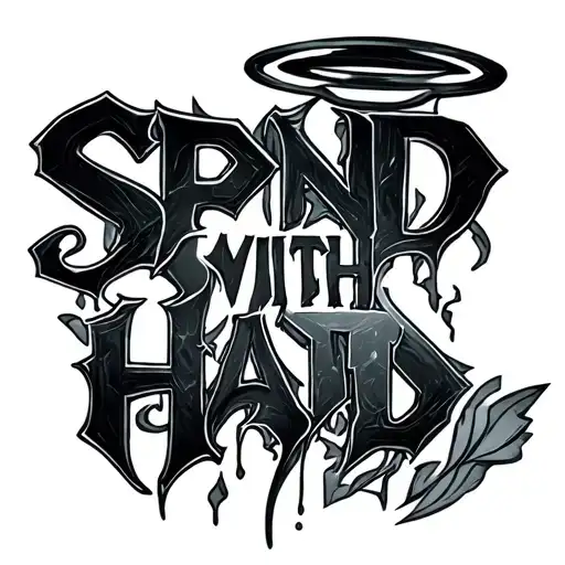Spnd Word With Halo