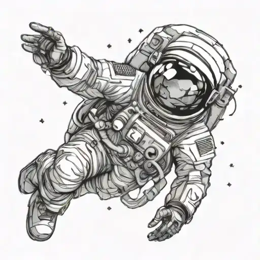 Astronaut Except The Universe Is Inside Of His Body And Not Outside
