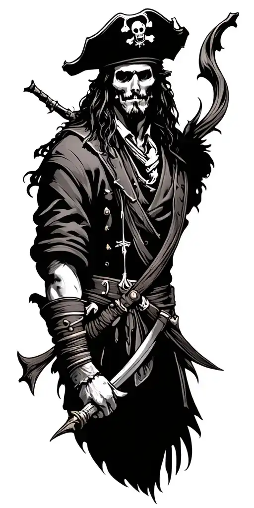 Pirate Themed Sleeve